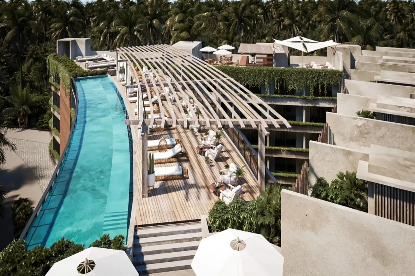 Aerea Rooftop en Macondo Tulum Aldea Zama Tulum